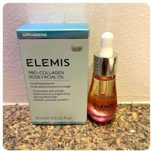 Elemis Pro-Collagen Rose Facial Oil 0.5 Oz 15 mL NIB Full Size Face Moisturizer